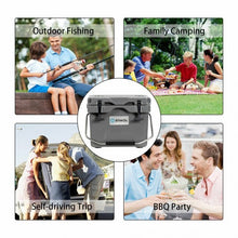 Load image into Gallery viewer, 16 Quart Portable Ice Cooler with 24 Cans-Gray
