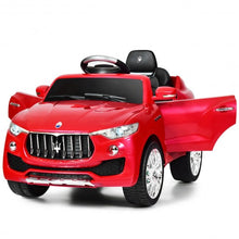 Load image into Gallery viewer, 6V Licensed Maserati Kids Ride On Car-Red
