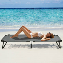Load image into Gallery viewer, Outdoor Folding Camping Bed for Sleeping Hiking Travel-Gray
