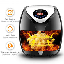 Load image into Gallery viewer, 1400 W Electric Air Fryer with Digital Touch Screen
