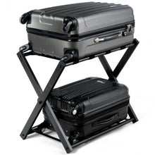 Load image into Gallery viewer, Set of 2 Folding Metal Luggage Rack Suitcase
