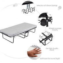 Load image into Gallery viewer, 75&quot; x 31&quot; Folding Guest Bed with Foam Mattress
