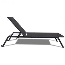 Load image into Gallery viewer, Outdoor Patio Height Adjustable Sling Armless Lounge Chaise
