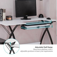 Load image into Gallery viewer, Sewing Craft Table Computer Desk with Adjustable Platform
