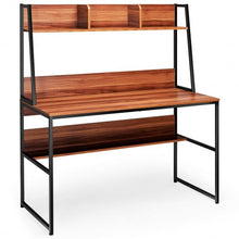 Load image into Gallery viewer, 47&quot; Computer Desk Writing Study Table Workstation-Coffee
