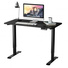 Load image into Gallery viewer, Electric Height Adjustable Standing Desk with Memory Controller-Black
