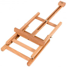 Load image into Gallery viewer, Adjustable Portable Wood Tabletop Easel H-Frame for Artist Painting Display
