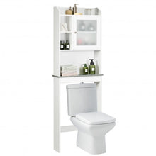 Load image into Gallery viewer, Bathroom Space Saver White Over-the-Toilet Cabinet
