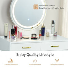 Load image into Gallery viewer, Vanity Dressing Table Set with 3 Lighting Modes
