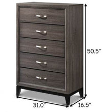 Load image into Gallery viewer, 5-Drawer Home Cabinet Organizer Storage Chest
