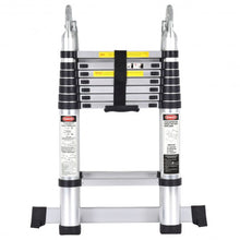 Load image into Gallery viewer, EN131 16.5FT Aluminum Ladder Telescoping Telescopic Extension Tall Multi Purpose
