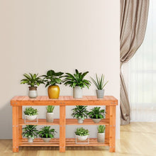 Load image into Gallery viewer, Entryway Bamboo Shoe Storage Rack Bench
