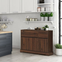 Load image into Gallery viewer, Buffet Sideboard Console Table Cabinet w/2 Storage Drawers
