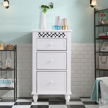 Load image into Gallery viewer, Bathroom Wood Collection Storage Organizer Floor Cabinet
