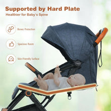 Load image into Gallery viewer, Lightweight Aluminium Frame Baby Stroller with Net-Blue
