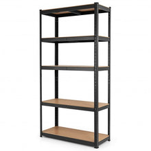 Load image into Gallery viewer, 35.5&quot; x 71&quot; Adjustable 5-Layer 2000 lbs Capacity Tool Shelf -Black

