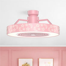 Load image into Gallery viewer, 23&quot; Ceiling Fan with LED Light and Remote Control-Pink
