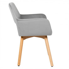 Load image into Gallery viewer, Set of 2 Modern Accent Armchairs-Gray
