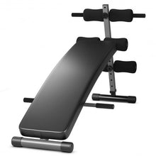 Load image into Gallery viewer, Adjustable Arc-Shaped Decline Sit up Bench
