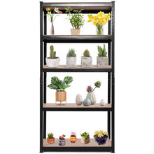Load image into Gallery viewer, 71&quot; x 36&quot; Heavy Duty 5 Level Adjustable Storage Garage Shelf-Black
