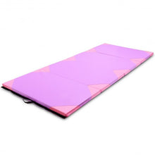 Load image into Gallery viewer, 4&#39; x 10&#39; x 2&quot; Thick Folding Panel Fitness Exercise Gymnastics Mat-Purple
