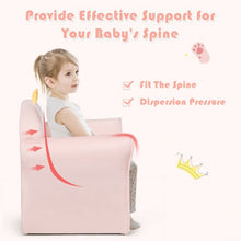 Load image into Gallery viewer, Kids Lamb Sofa Children Armrest Couch
