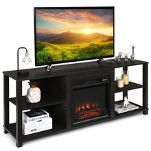 Load image into Gallery viewer, 2-Tier TV Stand Storage Cabinet Console Adjustable Shelves
