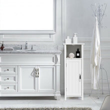 Load image into Gallery viewer, Bathroom Adjustable Shelf Floor Storage Cabinet with Door
