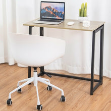 Load image into Gallery viewer, Foldable Home and Office Computer Desk-Nature and Black
