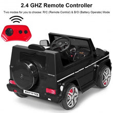 Load image into Gallery viewer, Mercedes Benz G65 Licensed Remote Control Kids Riding Car-Black
