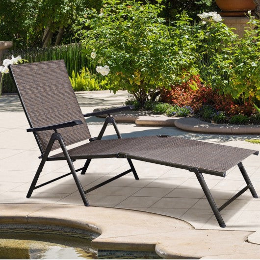 Reward-Outdoor Adjustable Chaise Lounge Chair