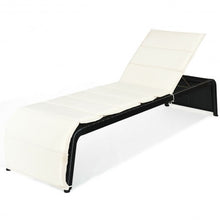 Load image into Gallery viewer, 5-Position Outdoor Adjustable Rattan Recliner Chair
