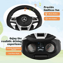 Load image into Gallery viewer, 3-in-1 Mercedes Benz Ride-on Toddler Sliding Car-White
