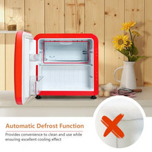 Load image into Gallery viewer, 1.6 Cubic Feet Compact Refrigerator with Reversible Door-Red
