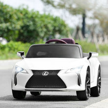 Load image into Gallery viewer, Kids Ride Lexus LC500 Licensed Remote Control Electric Vehicle-White
