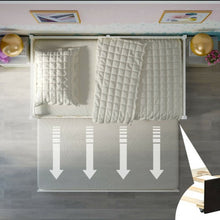 Load image into Gallery viewer, Twin Size Wooden Slat Trundle Platform-White
