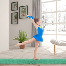 Load image into Gallery viewer, 7&#39; Sectional Gymnastics Floor Balance Beam-Green
