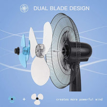 Load image into Gallery viewer, 16&quot; Adjustable Oscillating Pedestal Stand Fan

