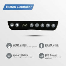 Load image into Gallery viewer, Electric 2-Tier Standing Desk Mobile Sit Stand Desk Height Adjustable-Black
