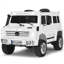 Load image into Gallery viewer, 12V Off Road Mercedes-Benz Unimog Ride On Car-White
