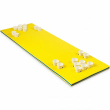Load image into Gallery viewer, 5.5&#39; x 23.5&quot; 3-Layer Multi-Purpose Floating Beer Pong Table-Yellow
