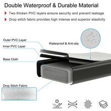 Load image into Gallery viewer, Air Track Inflatable Gymnastics Tumbling Mat with Pump-Black
