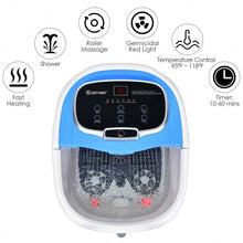 Load image into Gallery viewer, Portable Foot Spa Bath Motorized Massager with Shower-Blue
