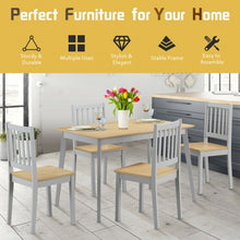 Load image into Gallery viewer, 5 Piece Mid Century Modern Dining Table Set
