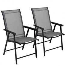 Load image into Gallery viewer, Set of 2 Outdoor Patio Folding Chairs
