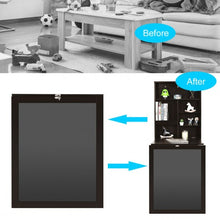 Load image into Gallery viewer, Convertible Wall Mounted Table with A Chalkboard-Coffee
