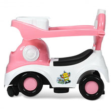 Load image into Gallery viewer, 3-in-1 Ride On Push Car with Music Box &amp; Horn-Pink
