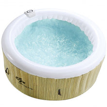 Load image into Gallery viewer, 4 Persons Portable Heated Bubble Massage Spa-Beige
