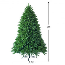 Load image into Gallery viewer, 5 Ft Artificial Christmas Fir Tree with 600 Branch Tips
