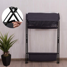 Load image into Gallery viewer, Portable Infant Changing Station Baby Diaper Table with Safety Belt-Black
